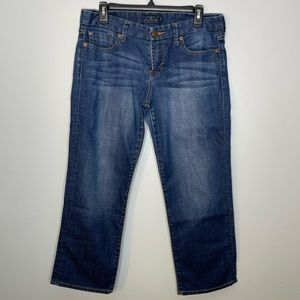 LUCKY BRAND Blue Sweet Jean Crop Denim Jeans Size 8/29